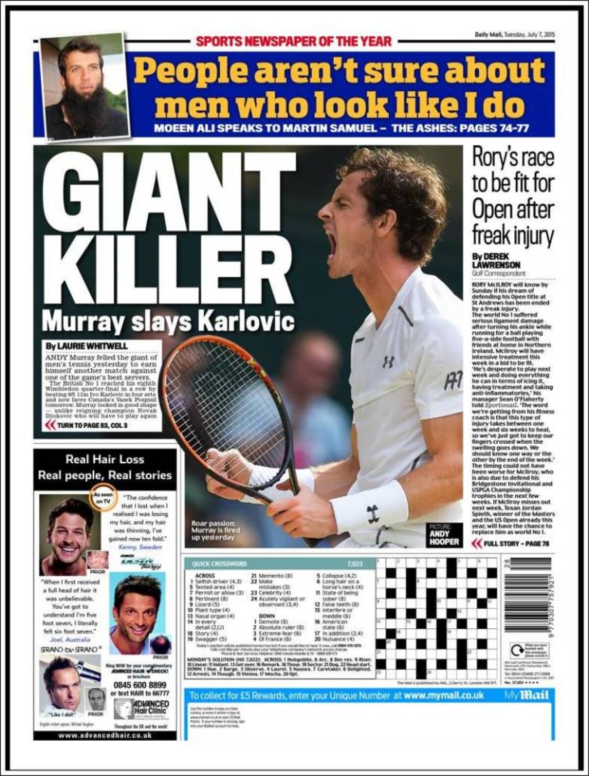 Ce scriu azi ziarele de sport din lume (7 iulie 2015)