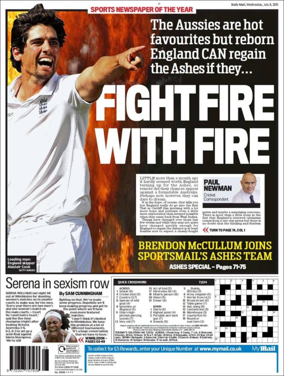 Ce scriu azi ziarele de sport din lume (8 iulie 2015)