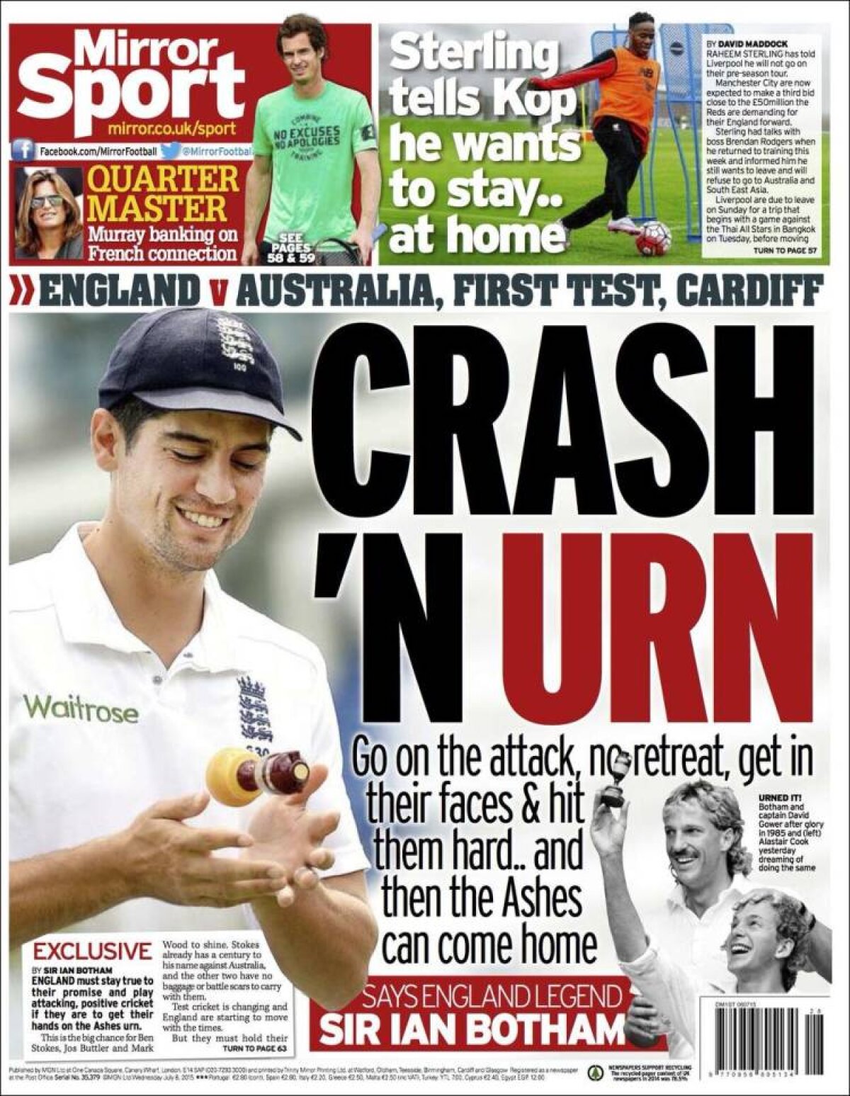 Ce scriu azi ziarele de sport din lume (8 iulie 2015)