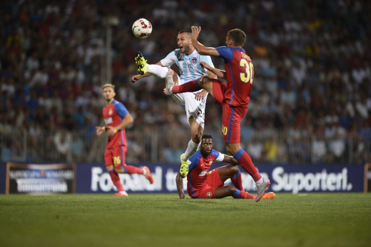 GALERIE FOTO A venit, a cîştigat şi pleacă. Petrescu a cîştigat Supercupa României cu ASA în faţa Stelei, scor 1-0