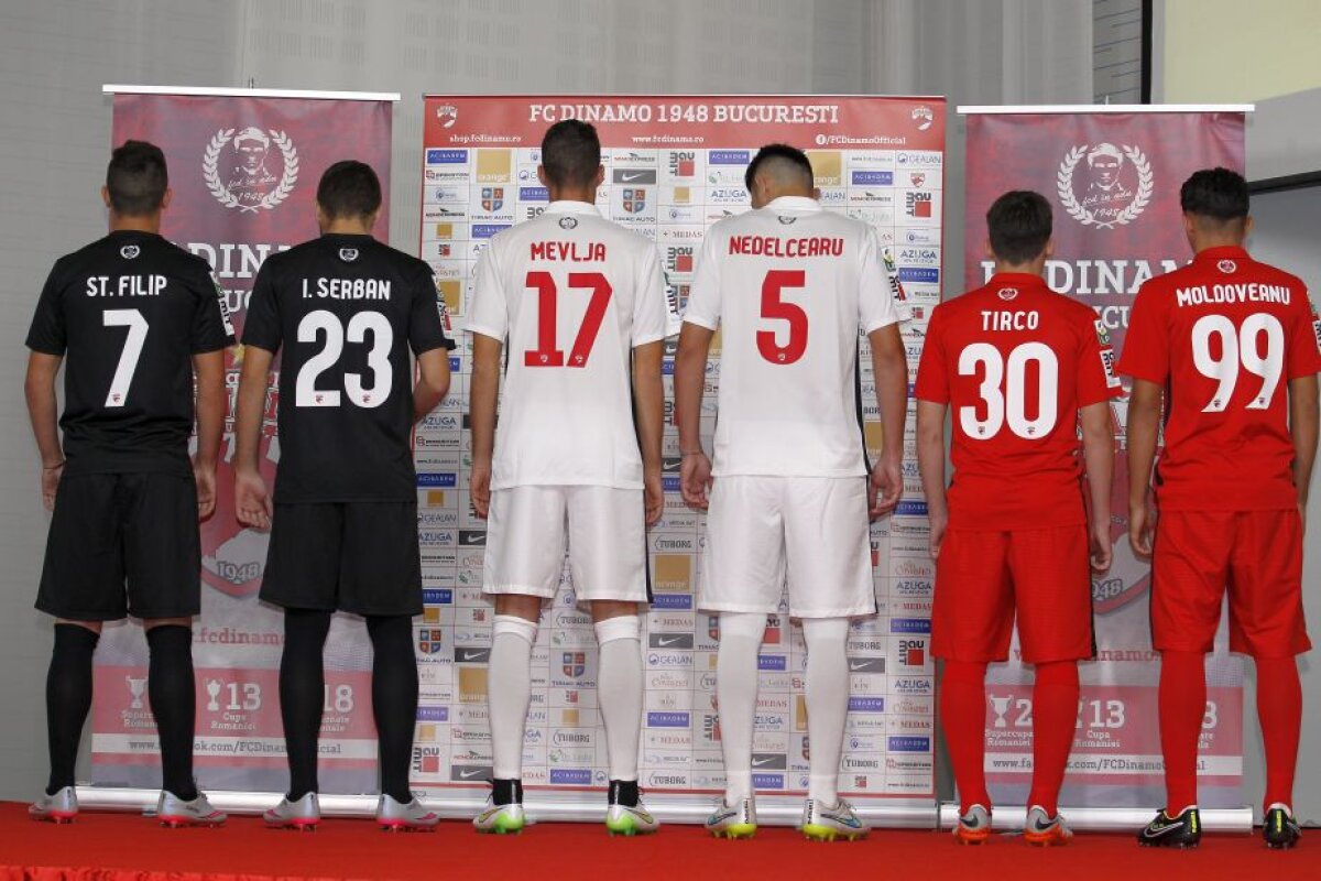 GALERIE FOTO  Dinamo și-a prezentat noile echipamente » Au fost concepute pe modelele promovate de Neymar și Ronaldo
