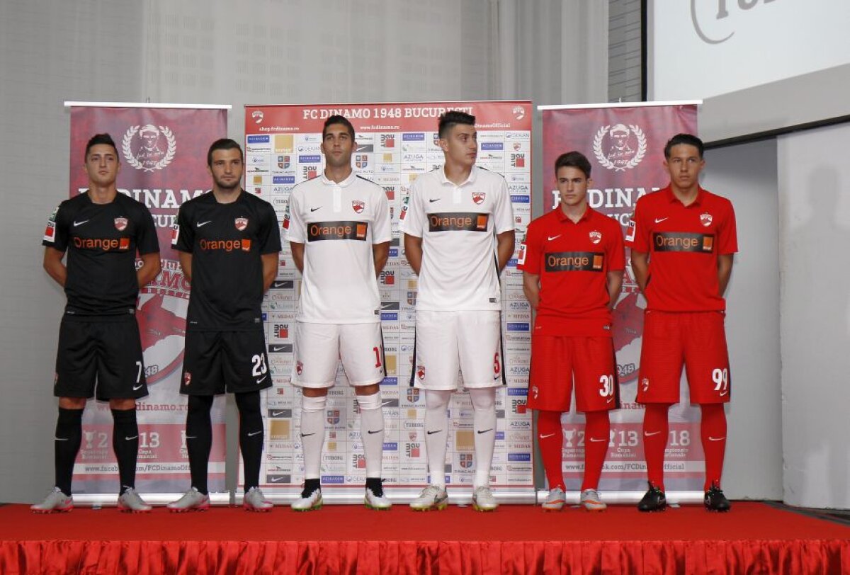 GALERIE FOTO  Dinamo și-a prezentat noile echipamente » Au fost concepute pe modelele promovate de Neymar și Ronaldo