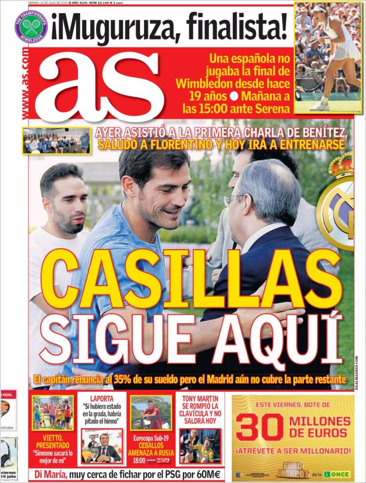 Ce scriu azi ziarele de sport din lume (10 iulie 2015)