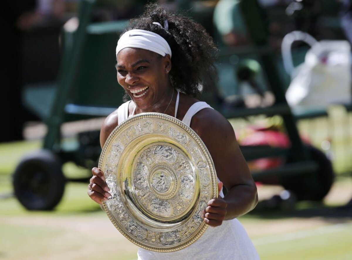 Her Majesty! Serena Williams a cîștigat al şaselea Wimbledon din carieră și este deținătoarea en-titre a tuturor trofeelor de Mare Șlem!