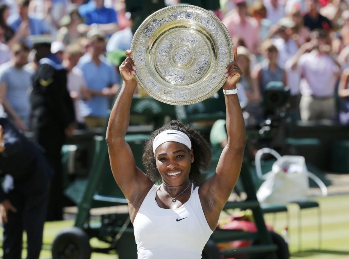 Her Majesty! Serena Williams a cîștigat al şaselea Wimbledon din carieră și este deținătoarea en-titre a tuturor trofeelor de Mare Șlem!