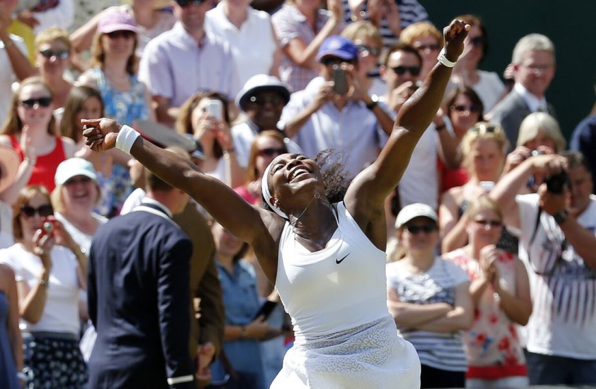 Her Majesty! Serena Williams a cîștigat al şaselea Wimbledon din carieră și este deținătoarea en-titre a tuturor trofeelor de Mare Șlem!