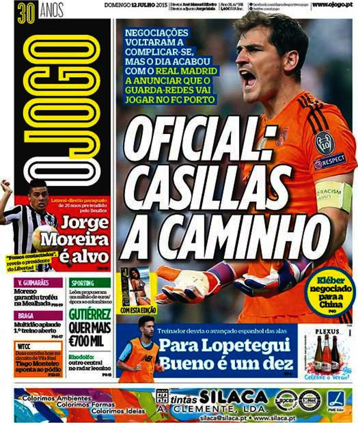 Ce scriu azi ziarele de sport din lume (12 iulie 2015)