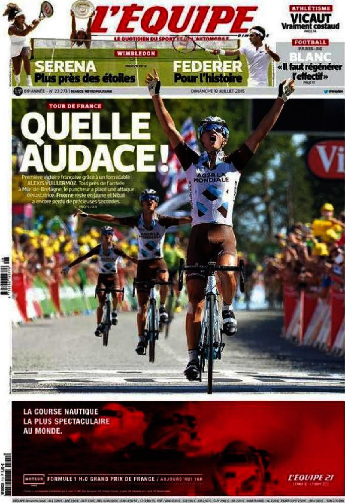 Ce scriu azi ziarele de sport din lume (12 iulie 2015)