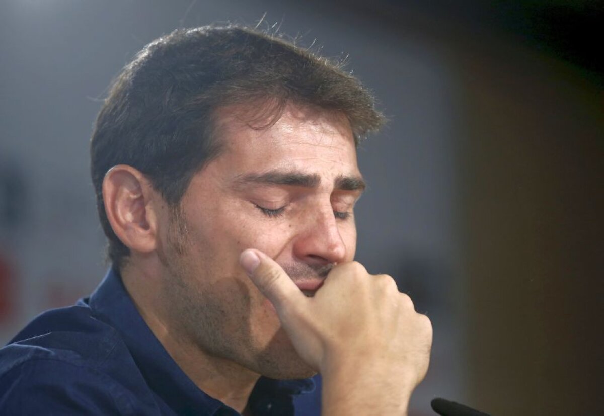 GALERIE FOTO Iker Casillas s-a despărțit în lacrimi de Real Madrid » Ce a declarat portarul înainte de transferul la Porto