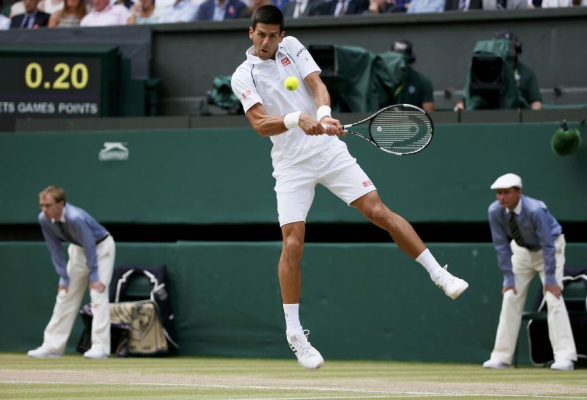 Finala fascinantă la Wimbledon: Novak Djokovici a cîștigat în patru seturi în fața lui Roger Federer!