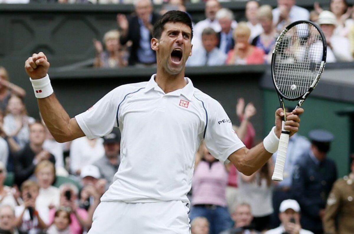 Finala fascinantă la Wimbledon: Novak Djokovici a cîștigat în patru seturi în fața lui Roger Federer!