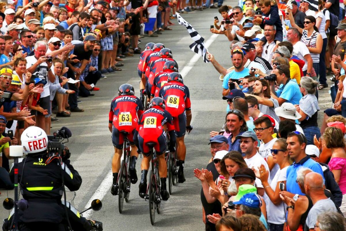 BMC se impune în contratimp, Froome mărește ecartul. Ce s-a întîmplat în etapa a noua din Turul Franței