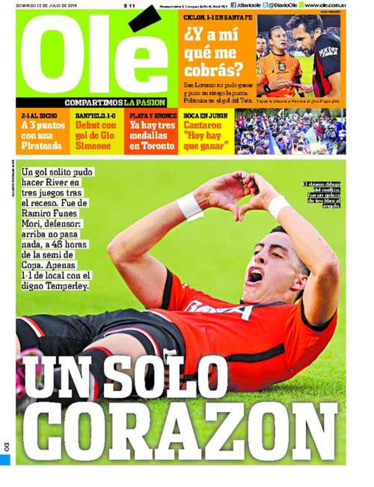 Ce scriu azi ziarele de sport din lume (13 iulie 2015)