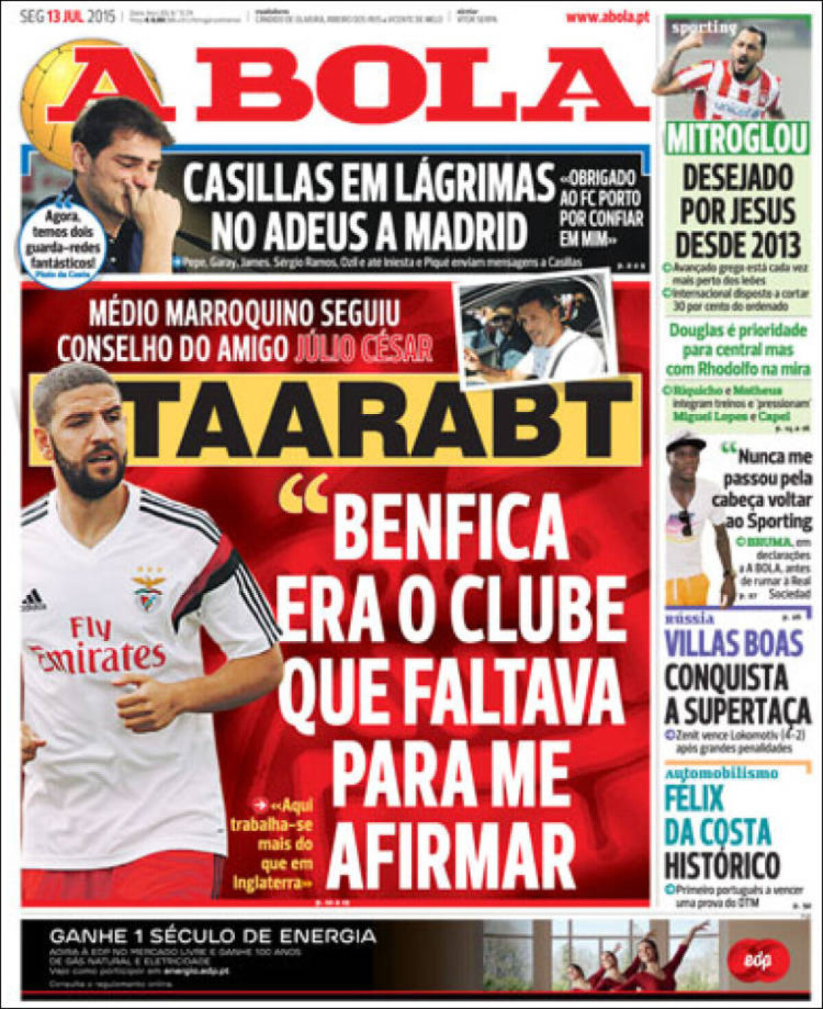 Ce scriu azi ziarele de sport din lume (13 iulie 2015)