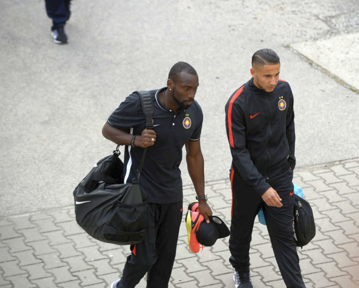 FOTO Primele imagini cu Tade la Steaua » Atacantul s-a alăturat lotului roș-albastrilor în Slovacia