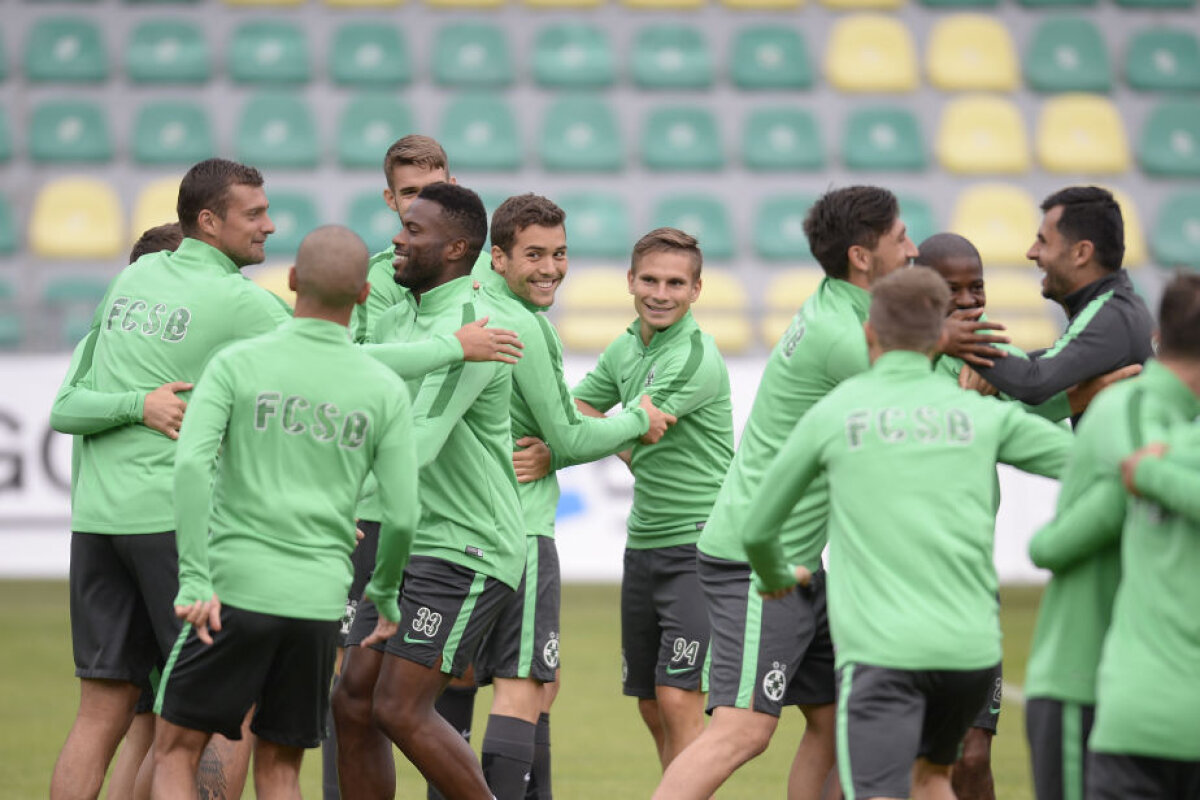 FOTO Antrenamentul oficial al Stelei » Cum pregătesc roș-albaștrii meciul cu Trencin