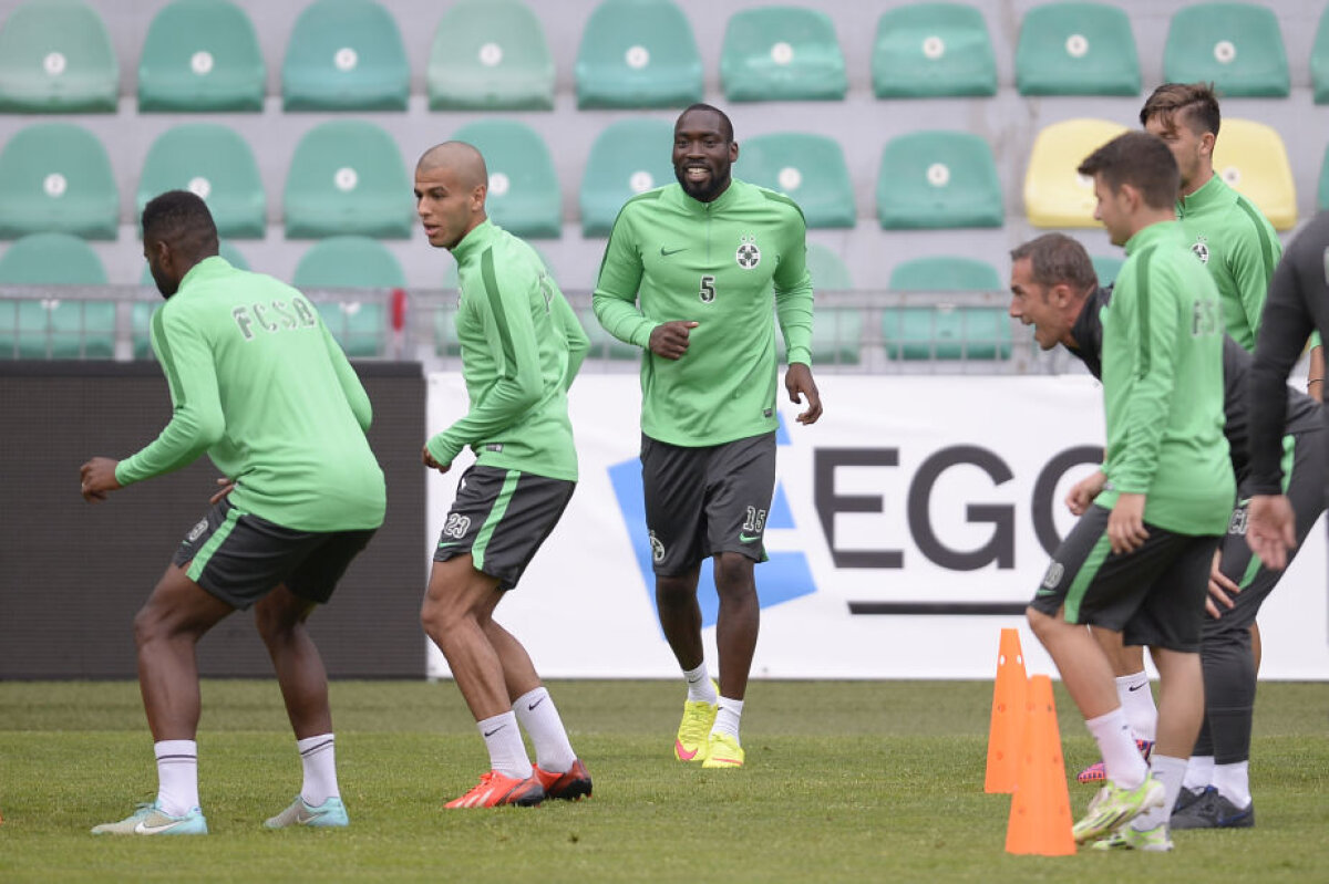 FOTO Antrenamentul oficial al Stelei » Cum pregătesc roș-albaștrii meciul cu Trencin