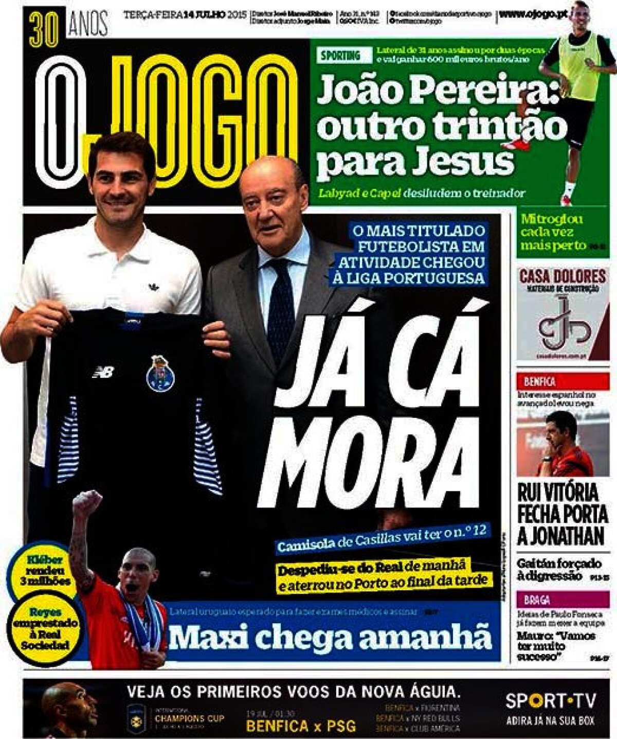 Ce scriu azi ziarele de sport din lume (14 iulie 2015)