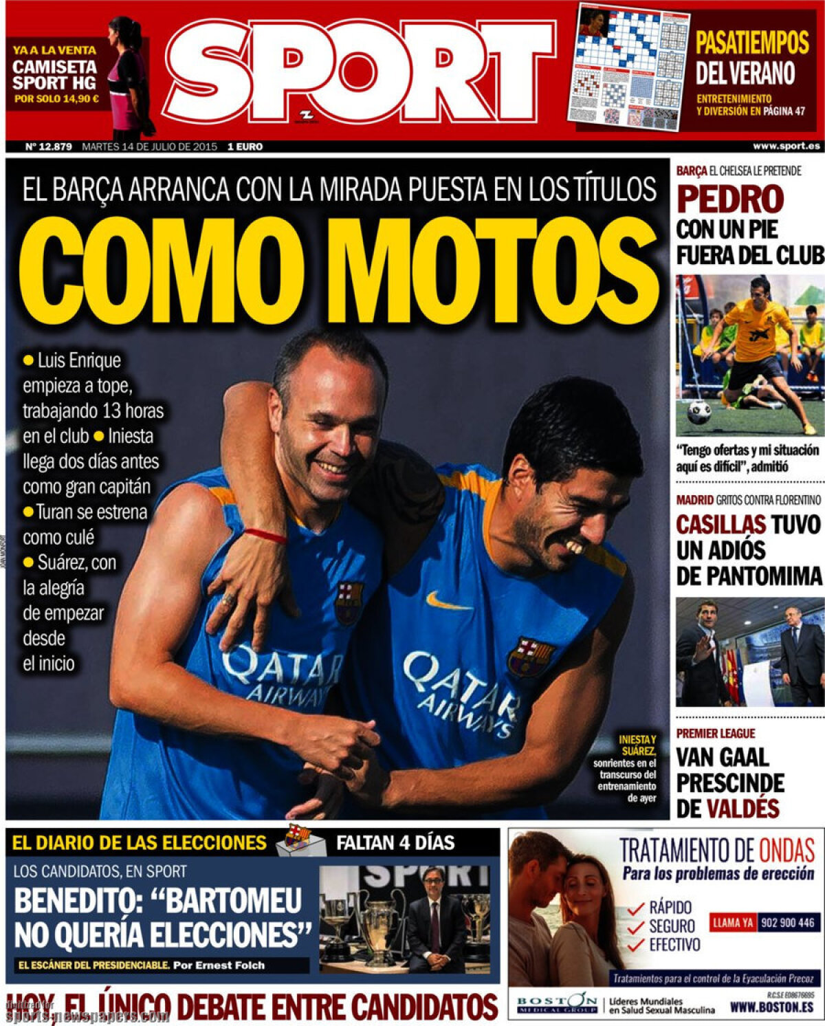 Ce scriu azi ziarele de sport din lume (14 iulie 2015)