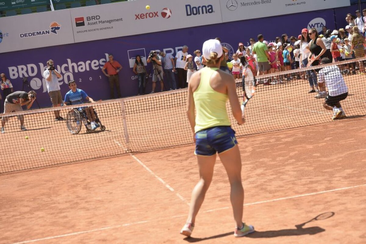 GALERIE FOTO Simona Halep a participat la Kids Day: "Voi continua alături de Darren Cahill"