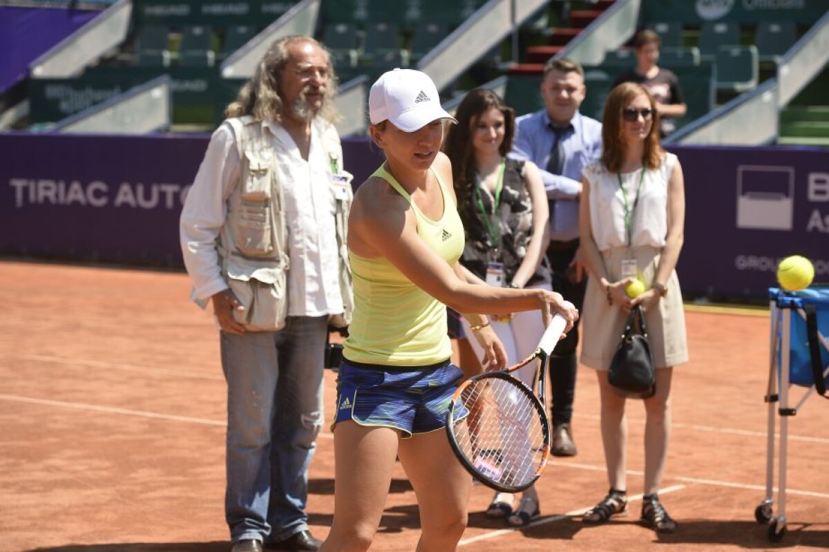 GALERIE FOTO Simona Halep a participat la Kids Day: "Voi continua alături de Darren Cahill"