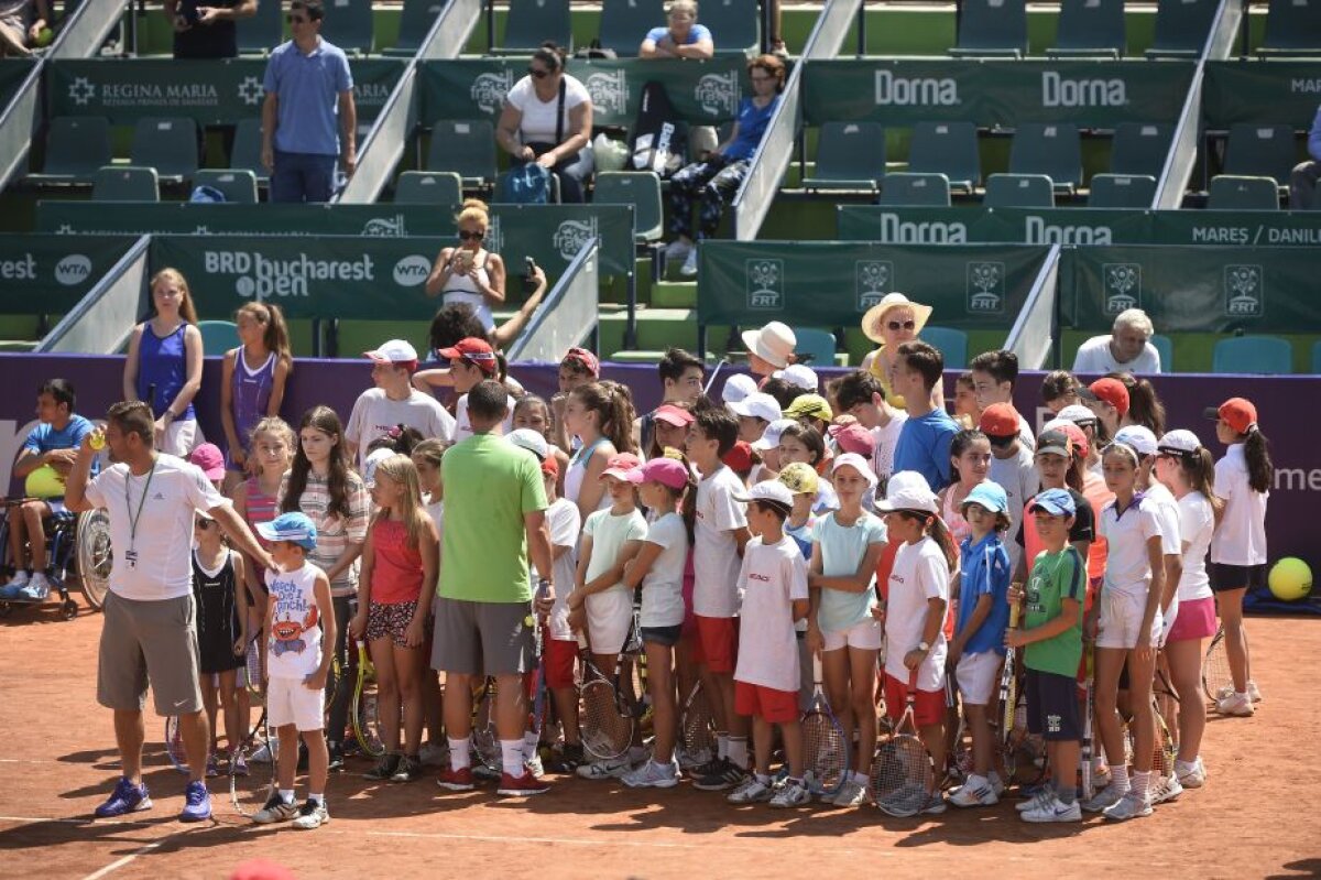 GALERIE FOTO Simona Halep a participat la Kids Day: "Voi continua alături de Darren Cahill"