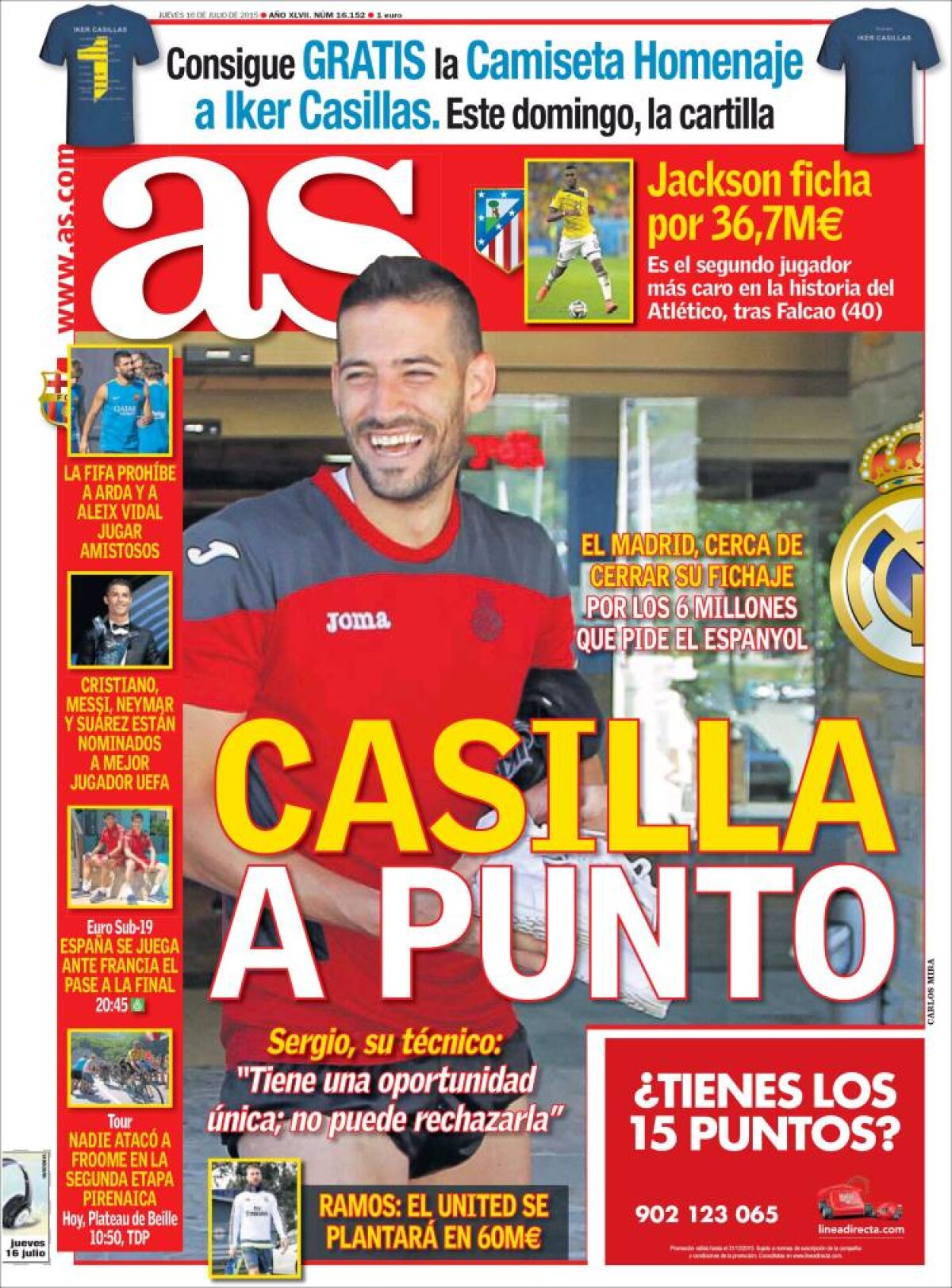 Ce scriu azi ziarele de sport din lume (16 iulie 2015)