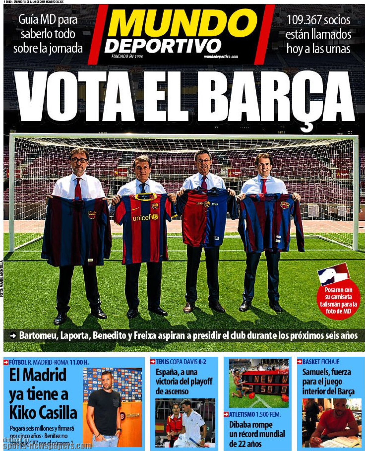 Ce scriu azi ziarele de sport din lume (18 iulie 2015)