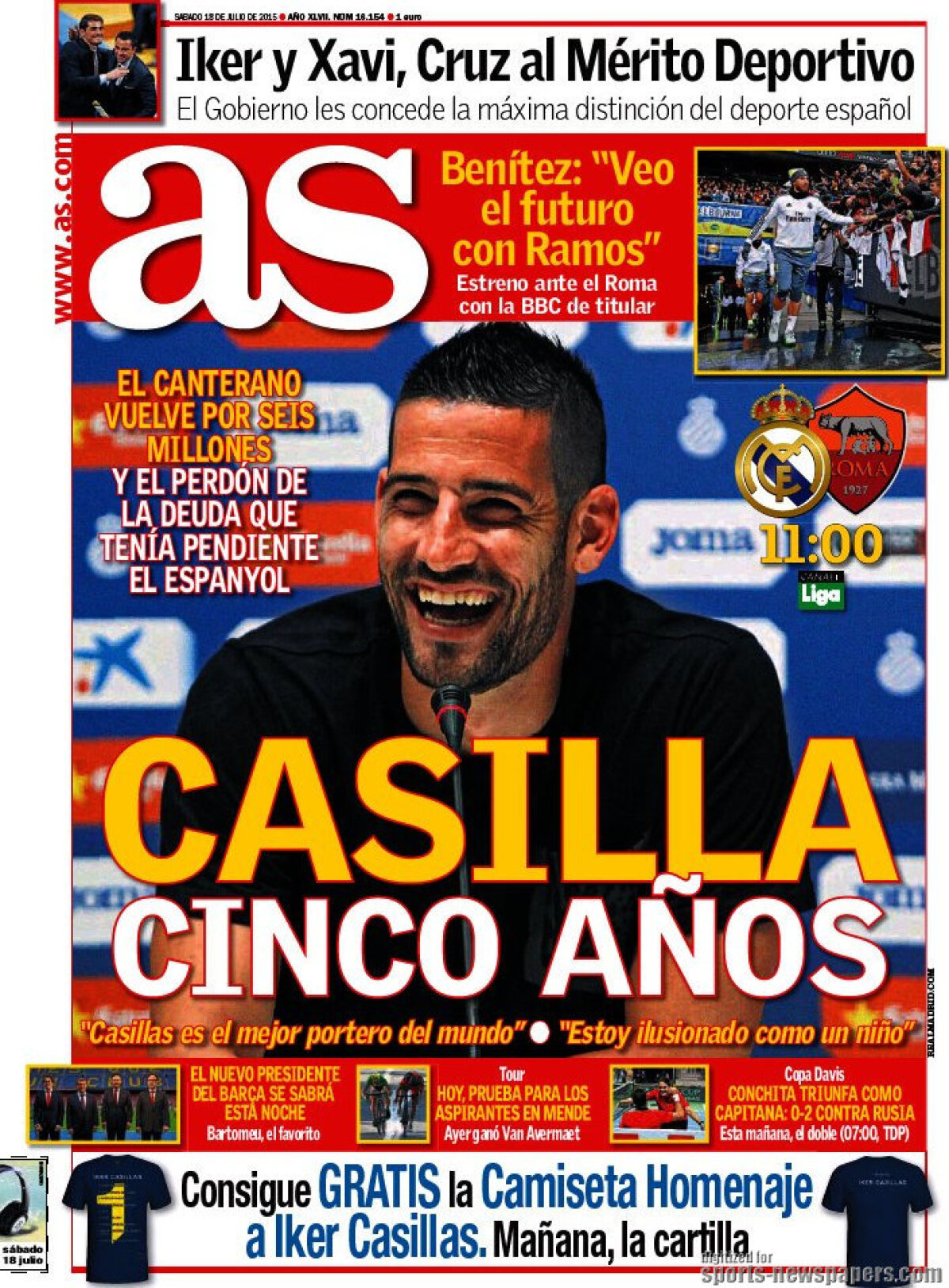 Ce scriu azi ziarele de sport din lume (18 iulie 2015)