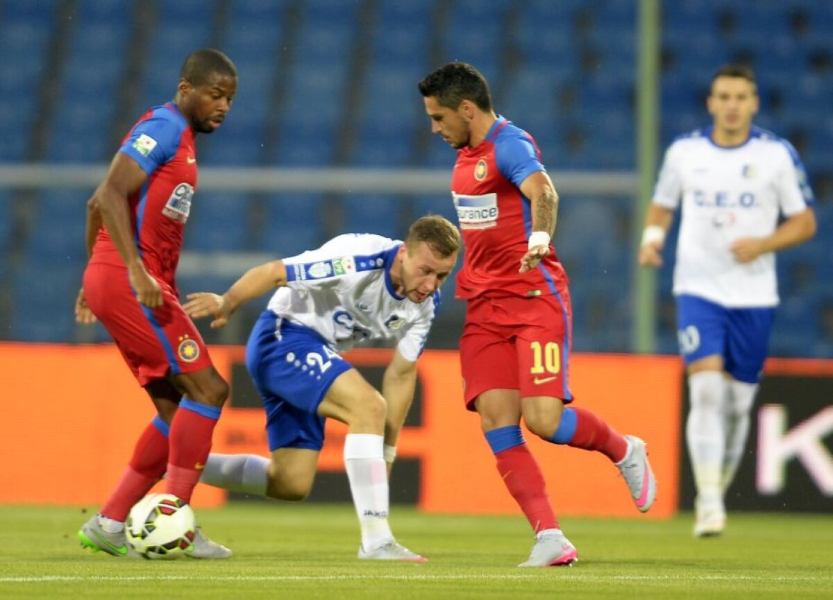 VIDEO+FOTO 7 taie tot! Steaua a cîştigat aseară cu Pandurii, 3-0, fix cum o făcuse în faţa lui Trencin