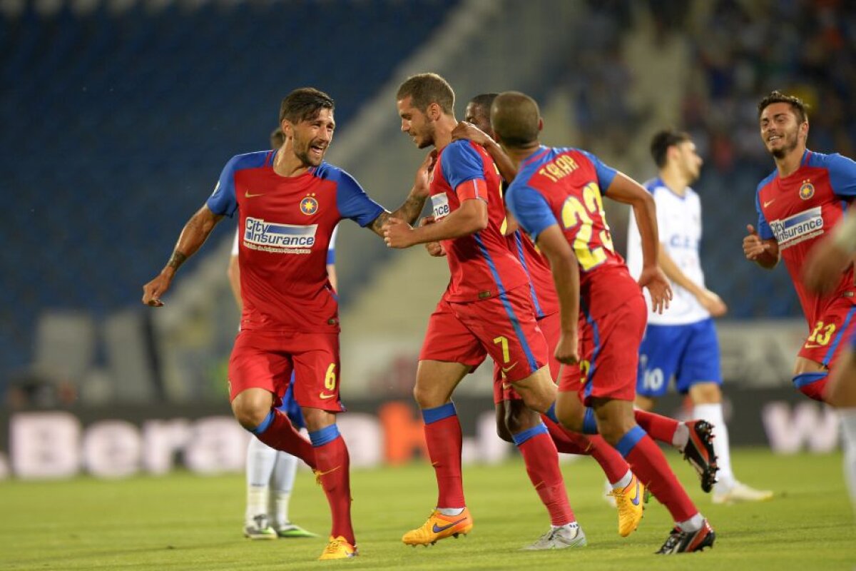 VIDEO+FOTO 7 taie tot! Steaua a cîştigat aseară cu Pandurii, 3-0, fix cum o făcuse în faţa lui Trencin