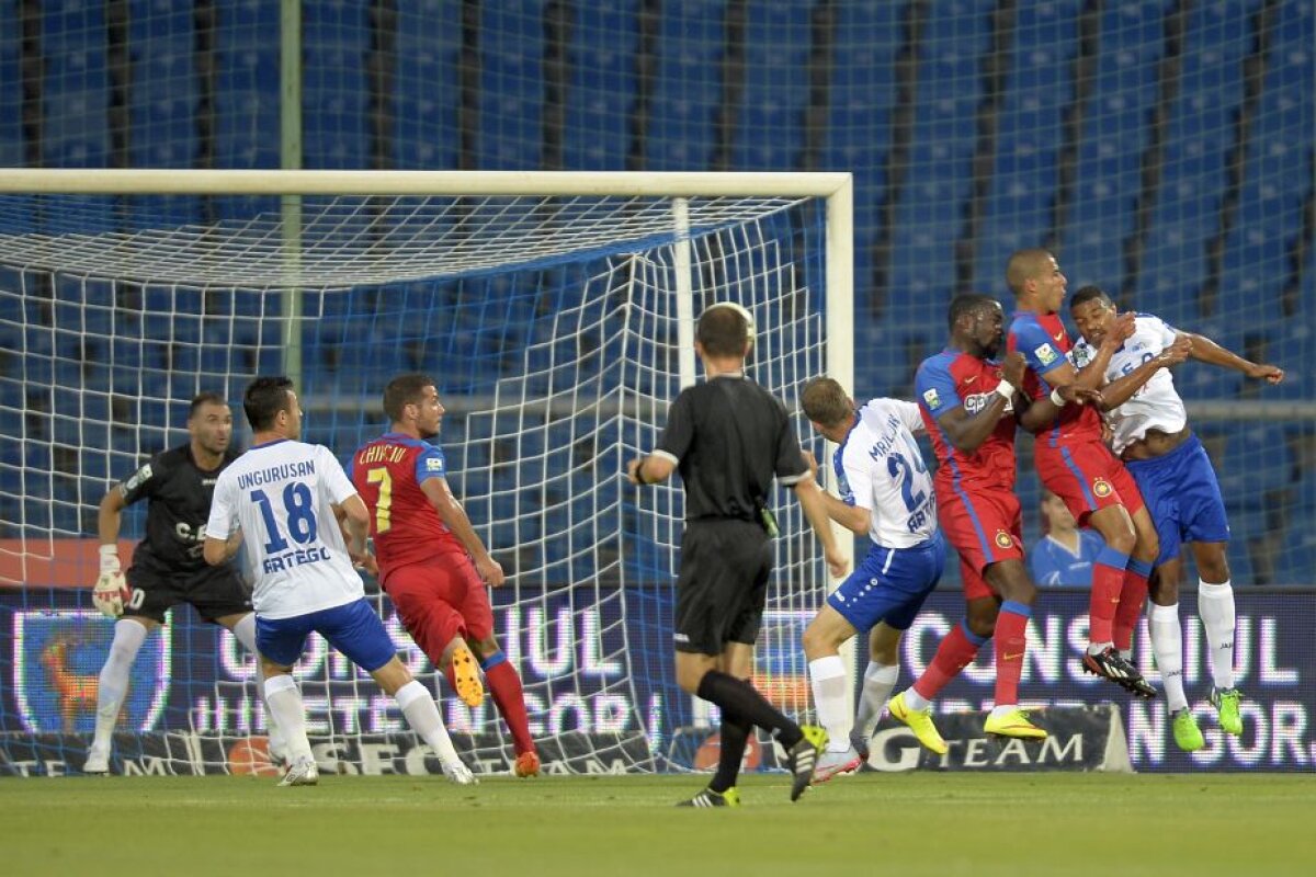VIDEO+FOTO 7 taie tot! Steaua a cîştigat aseară cu Pandurii, 3-0, fix cum o făcuse în faţa lui Trencin