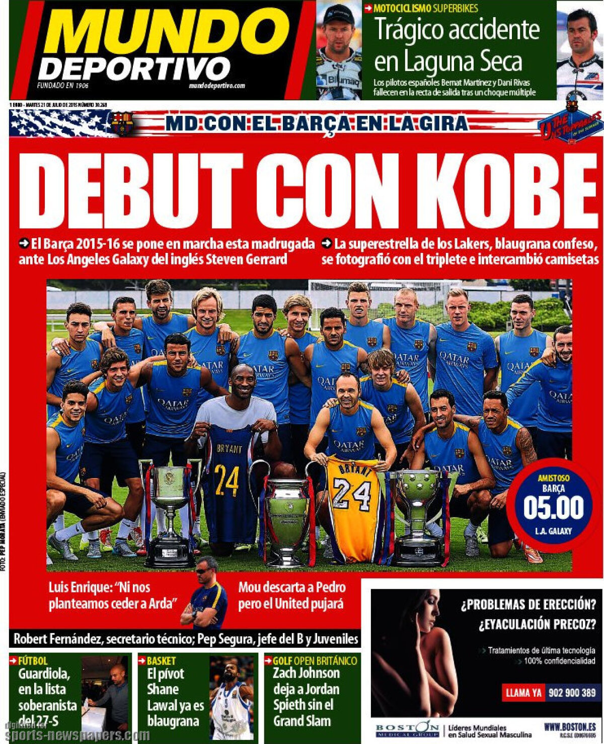 Ce scriu azi ziarele de sport din lume (21 iulie 2015)