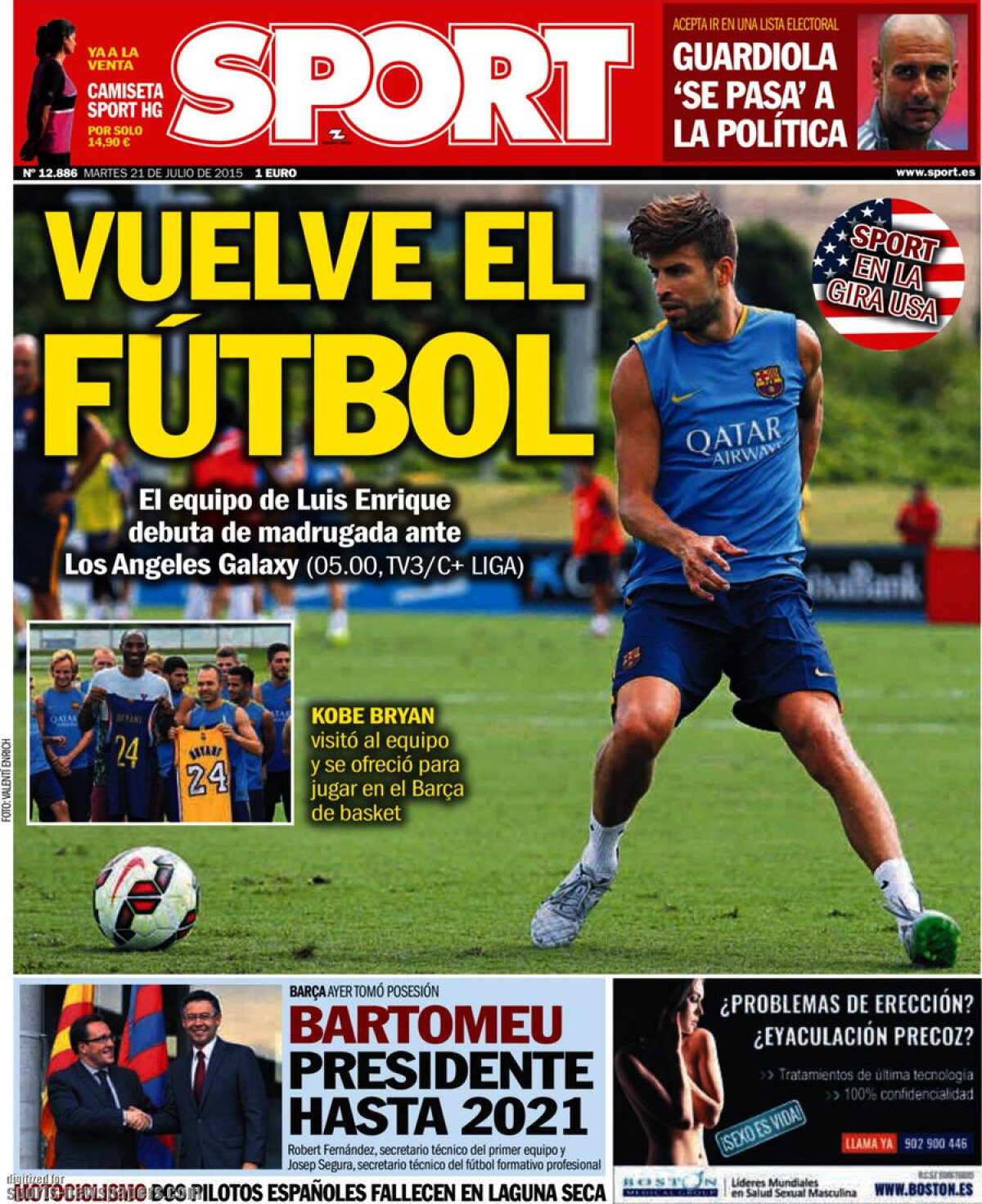 Ce scriu azi ziarele de sport din lume (21 iulie 2015)