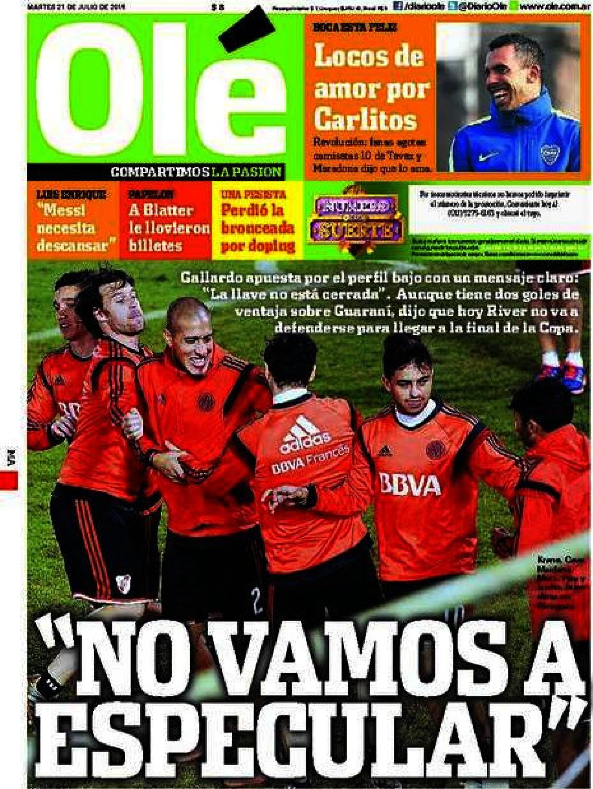 Ce scriu azi ziarele de sport din lume (22 iulie 2015)