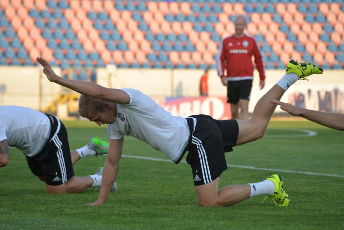 FOTO  Antrenamentul celor de la Legia înainte de meciul cu Botoşani » "Vrem să facem un meci bun"