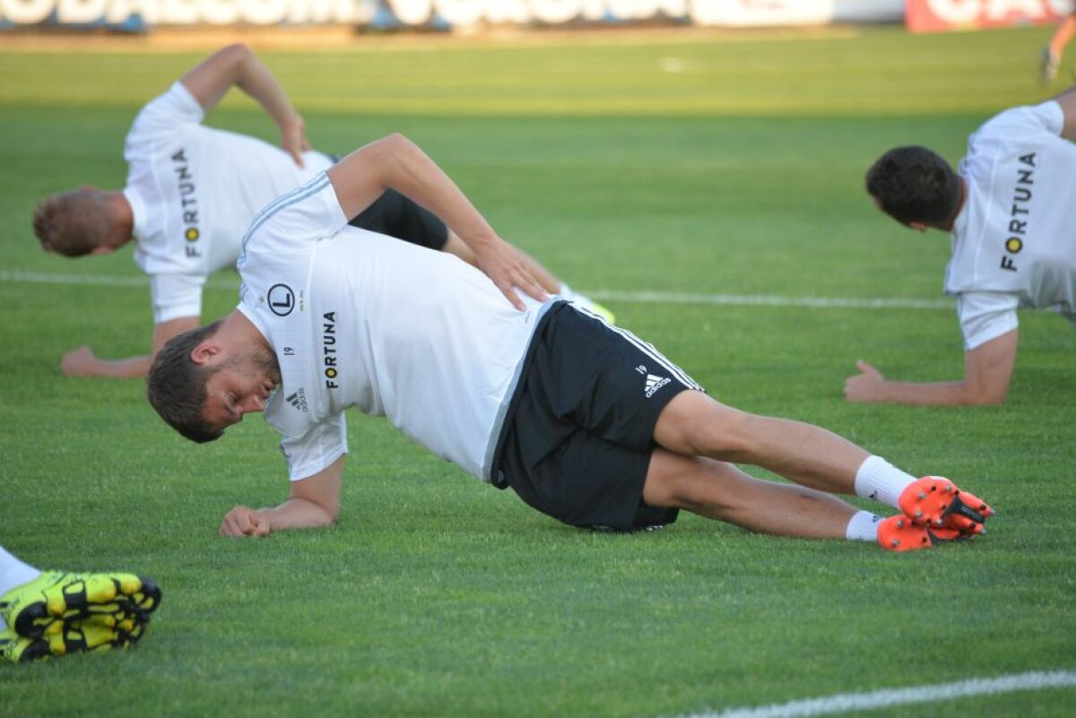 FOTO  Antrenamentul celor de la Legia înainte de meciul cu Botoşani » "Vrem să facem un meci bun"