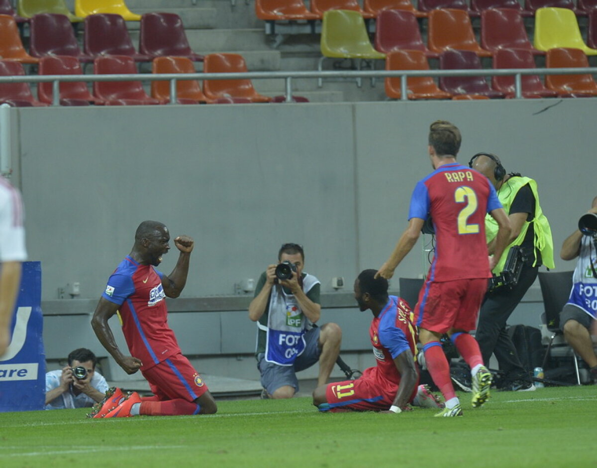 FOTO CFR are procent la calificare? Muniru și Tade au salvat Steaua de la o eliminare rușinoasă cu Trencin, 2-3