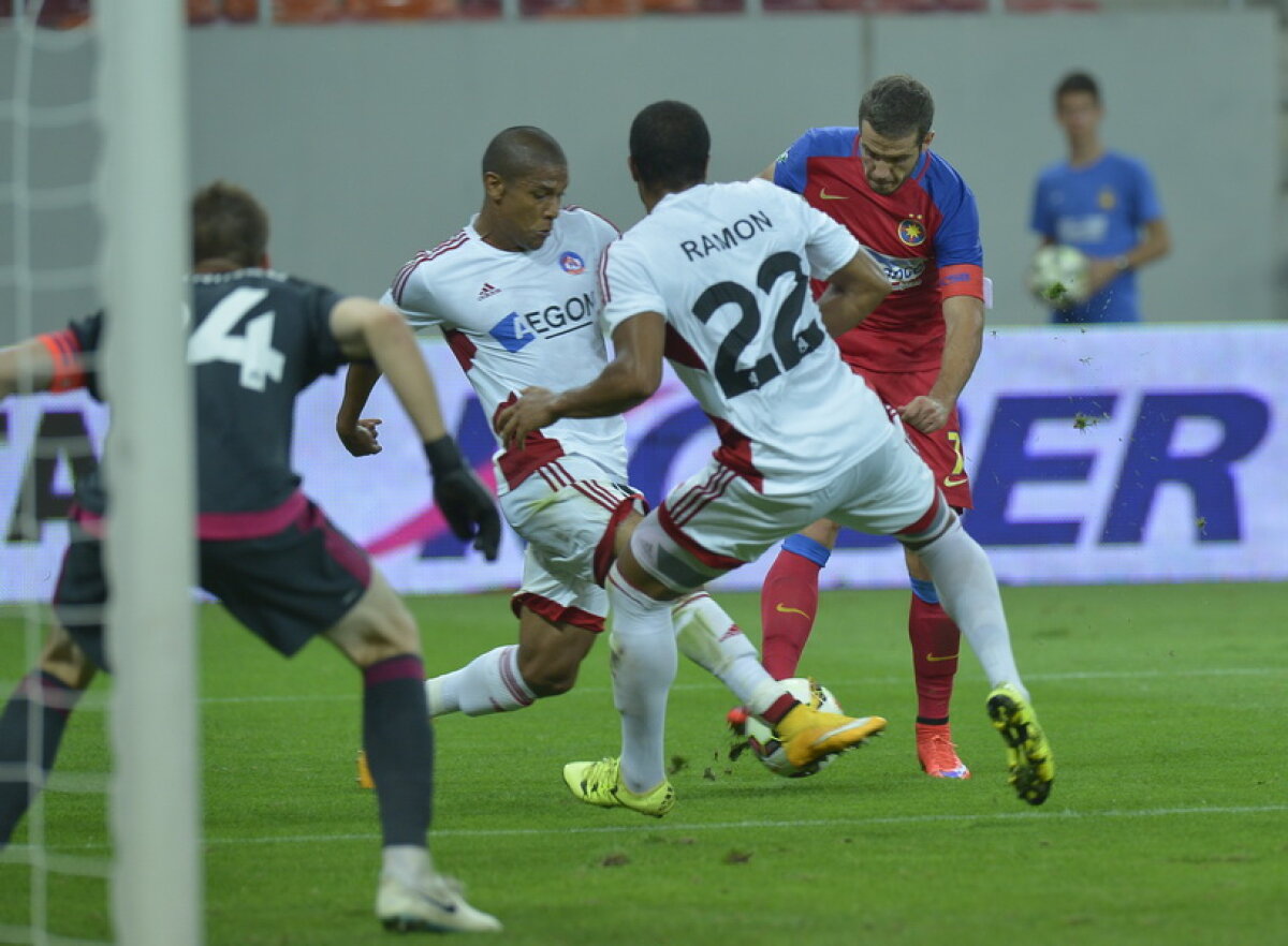 FOTO CFR are procent la calificare? Muniru și Tade au salvat Steaua de la o eliminare rușinoasă cu Trencin, 2-3