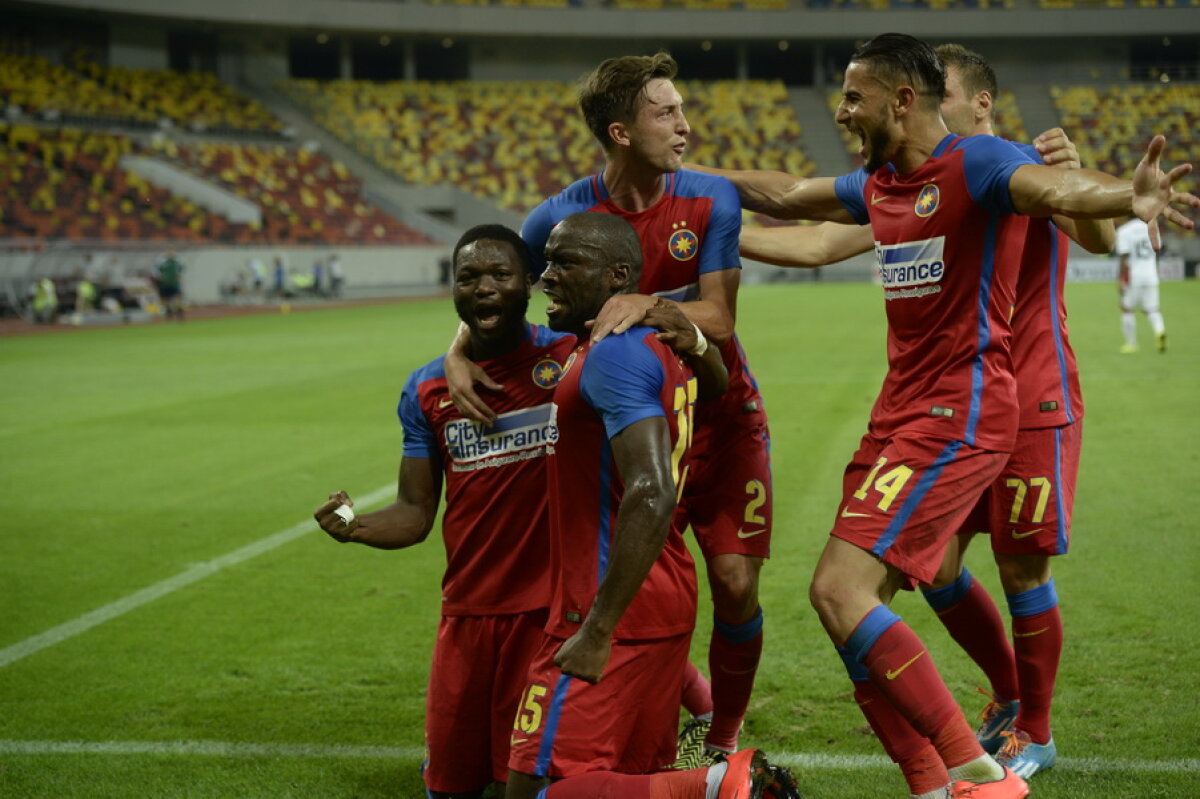 FOTO CFR are procent la calificare? Muniru și Tade au salvat Steaua de la o eliminare rușinoasă cu Trencin, 2-3