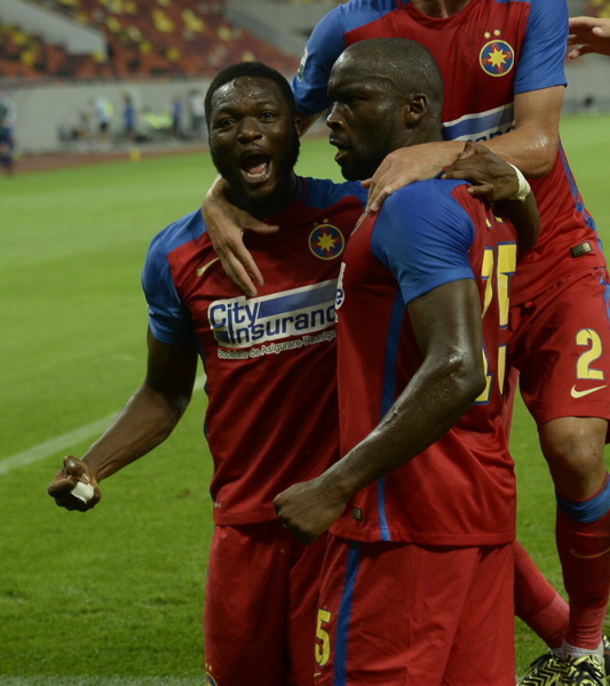 FOTO CFR are procent la calificare? Muniru și Tade au salvat Steaua de la o eliminare rușinoasă cu Trencin, 2-3