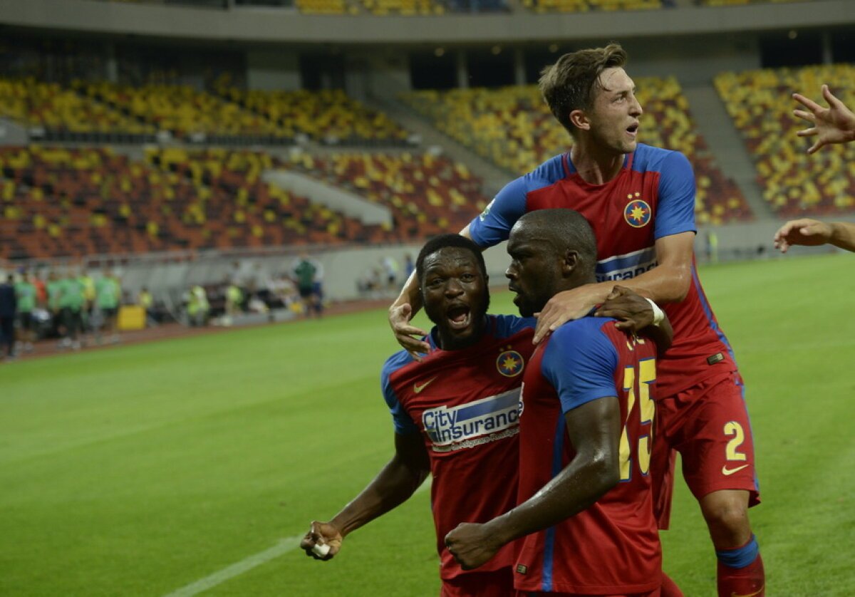 FOTO CFR are procent la calificare? Muniru și Tade au salvat Steaua de la o eliminare rușinoasă cu Trencin, 2-3