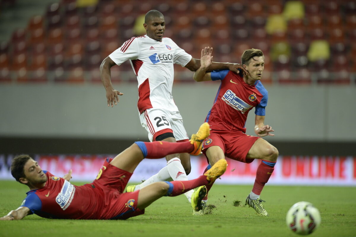 FOTO CFR are procent la calificare? Muniru și Tade au salvat Steaua de la o eliminare rușinoasă cu Trencin, 2-3