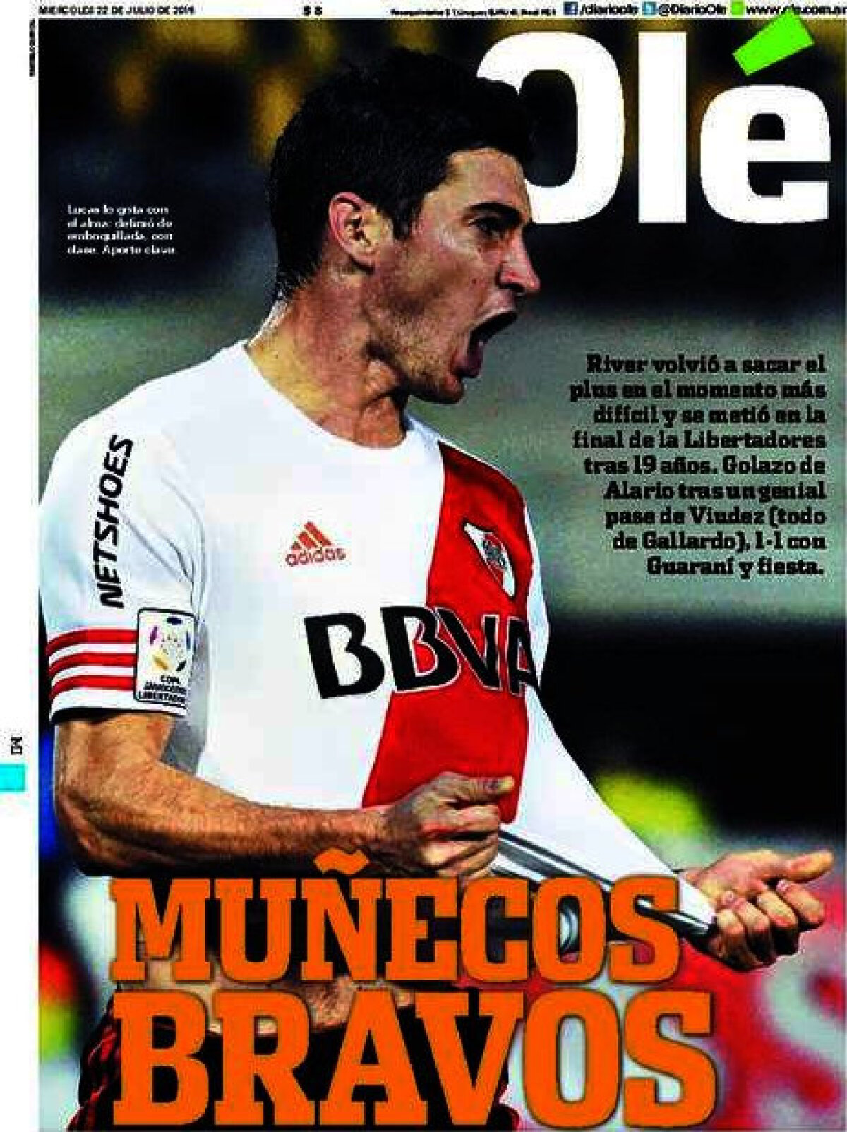 Ce scriu azi ziarele de sport din lume (23 iulie 2015)