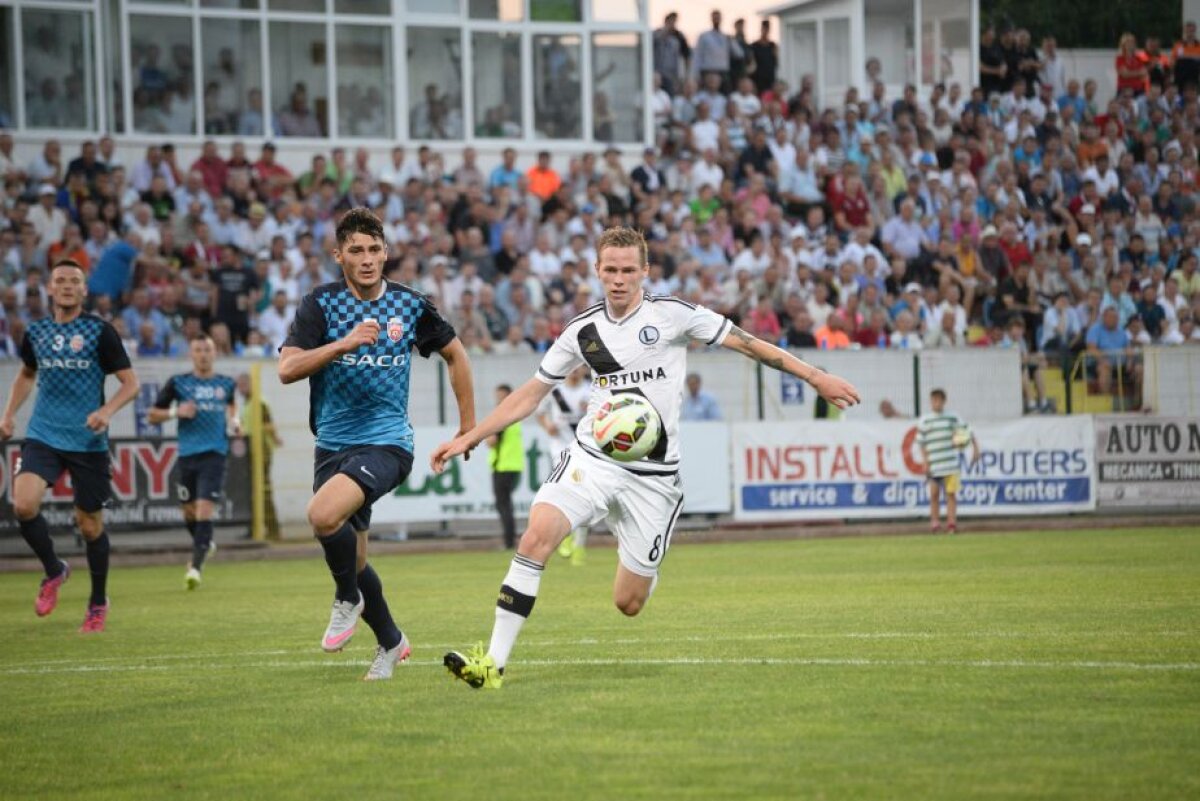 VIDEO şi FOTO Miracolul nu s-a produs şi Botoşaniul a fost răpus » Moldovenii au fost învinşi de Legia, scor 0-3