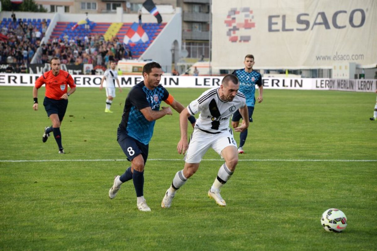 VIDEO şi FOTO Miracolul nu s-a produs şi Botoşaniul a fost răpus » Moldovenii au fost învinşi de Legia, scor 0-3