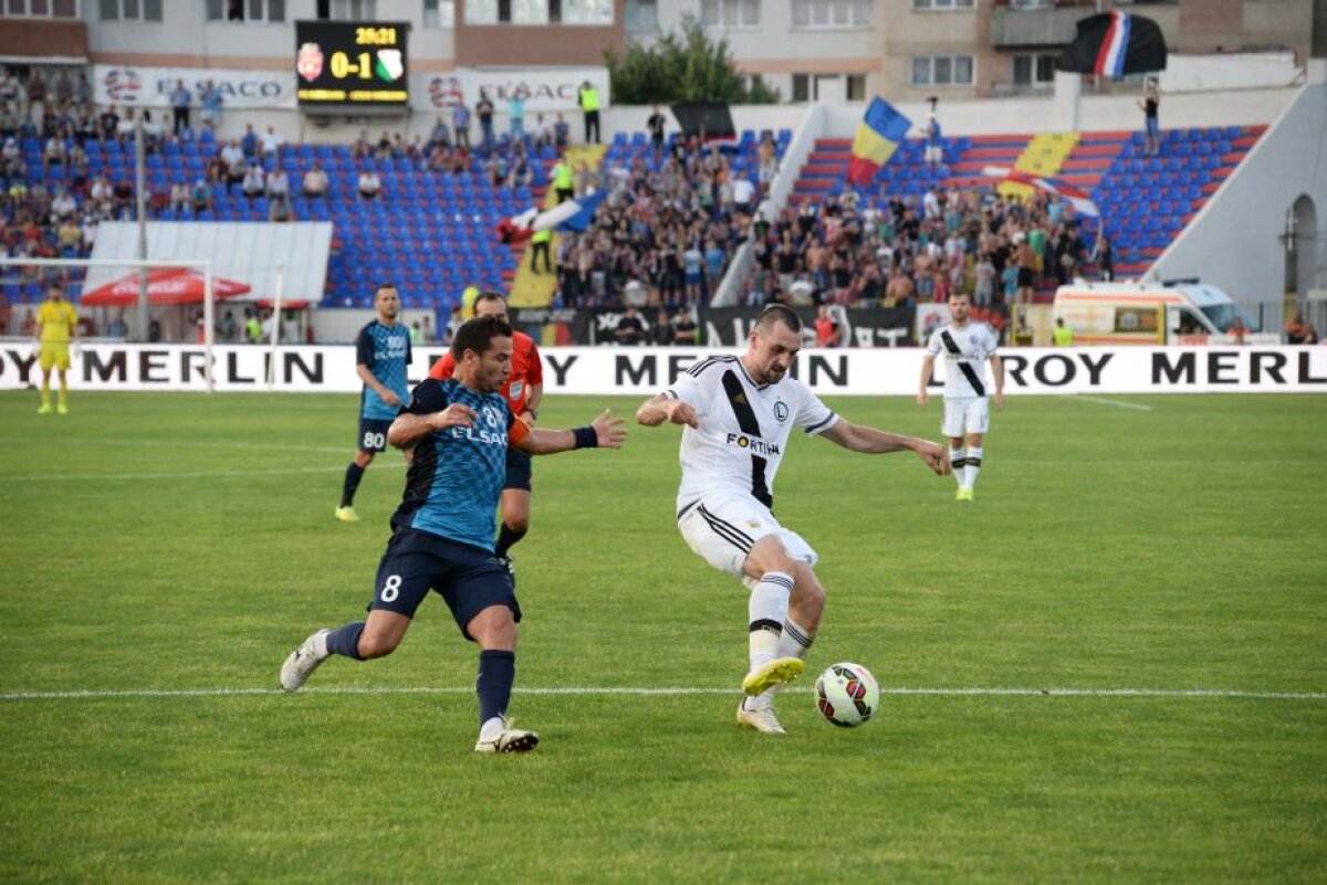 VIDEO şi FOTO Miracolul nu s-a produs şi Botoşaniul a fost răpus » Moldovenii au fost învinşi de Legia, scor 0-3