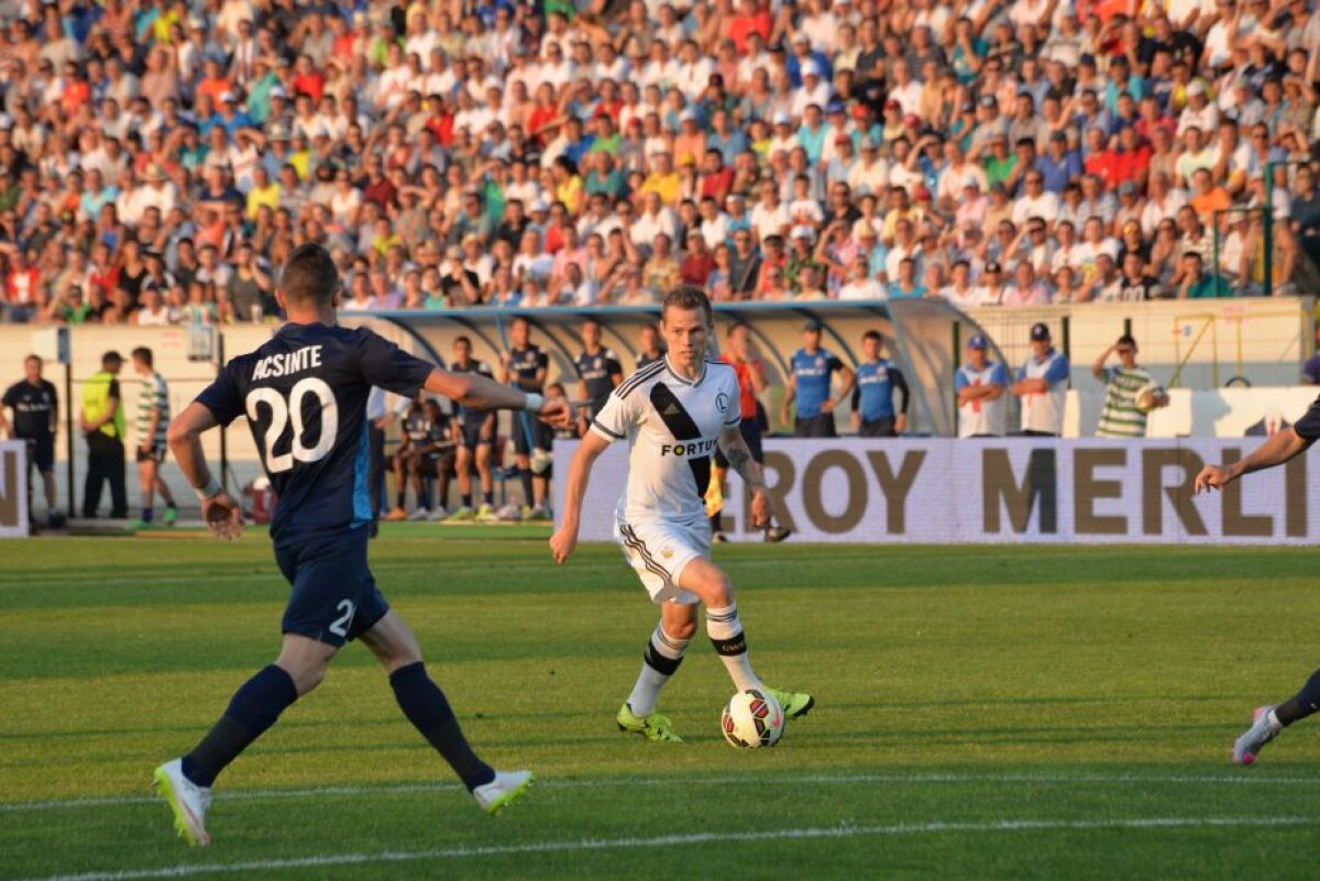 VIDEO şi FOTO Miracolul nu s-a produs şi Botoşaniul a fost răpus » Moldovenii au fost învinşi de Legia, scor 0-3