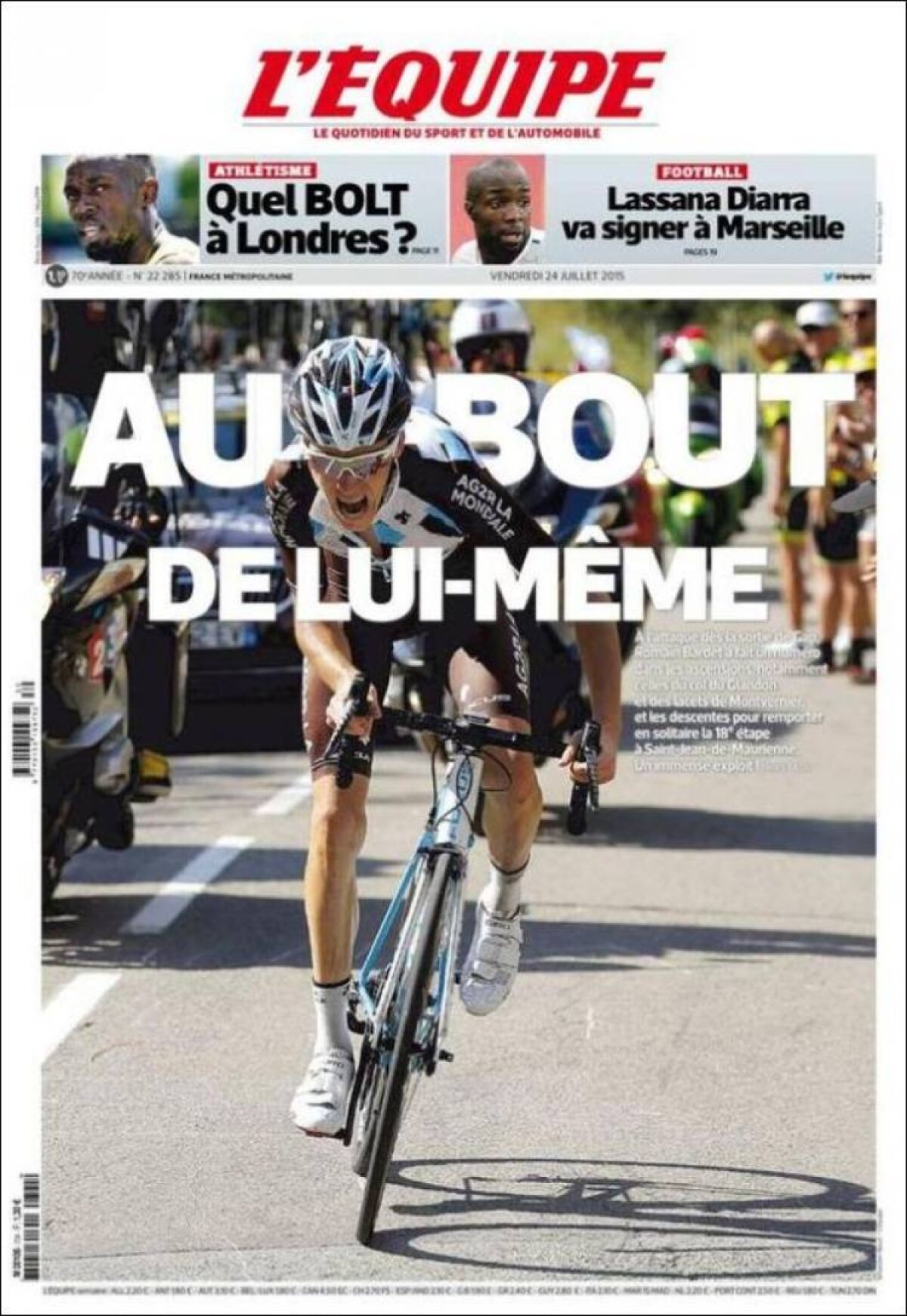 Ce scriu azi ziarele de sport din lume (24 iulie 2015)