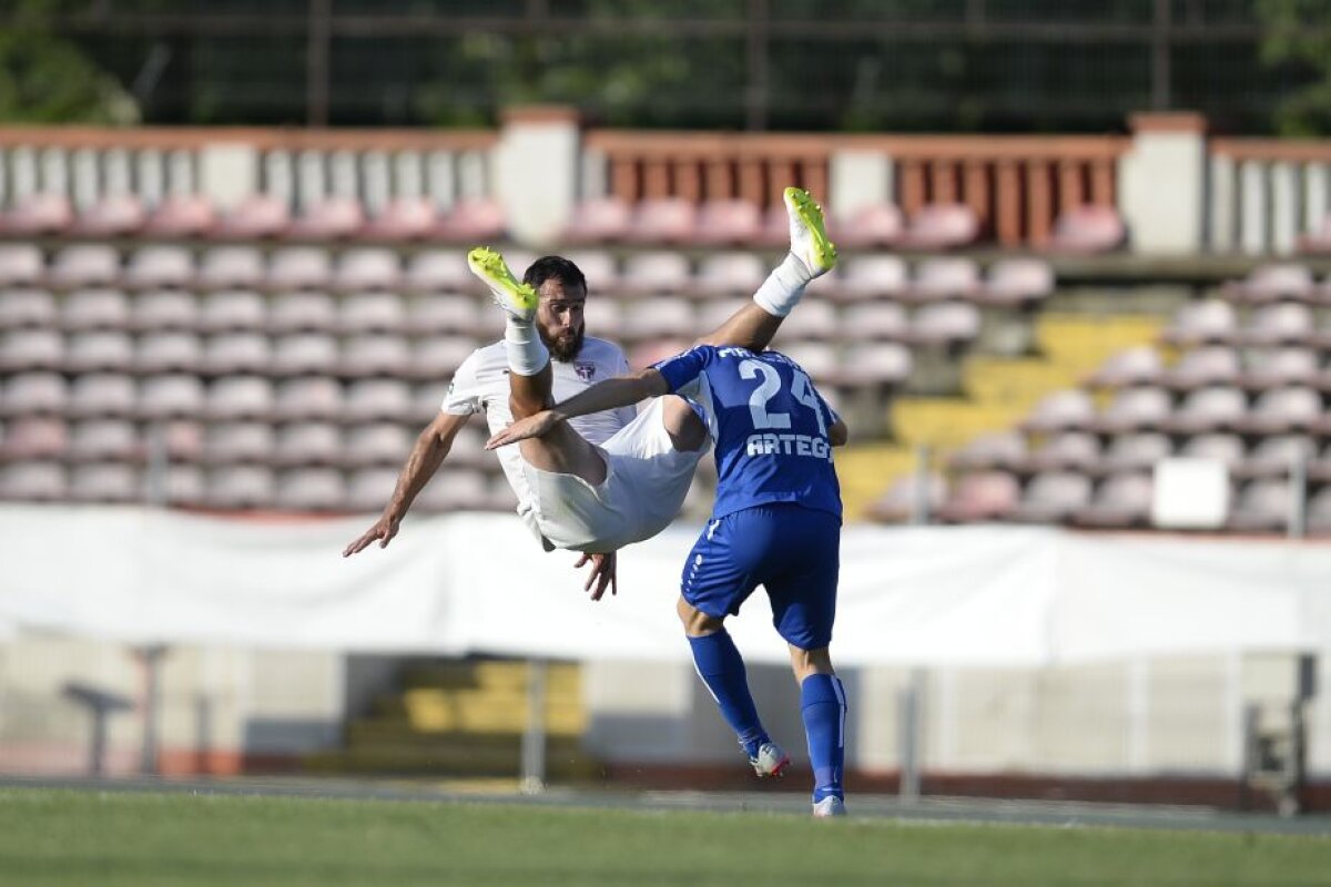 VIDEO+FOTO Căldură mare, mon cher! Voluntari și Pandurii au remizat, 0-0, sub arșița unui soare nemilos